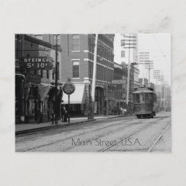 Main St., noord vanaf 6th, Little Rock Briefkaart