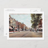 Main St., Oost-Sinaasappel, Vintage van New Jersey Briefkaart (Voorkant / Achterkant)