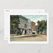 Main St., op zoek naar het westen, Somerville NJ V Briefkaart (Voorkant / Achterkant)