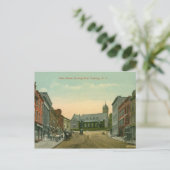 Main St., Ossining, NY Vintage Briefkaart (Staand voorkant)