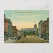 Main St., Ossining, NY Vintage Briefkaart (Voorkant)