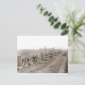 Main St. Picher Oklahoma circa 1920 Briefkaart (Staand voorkant)