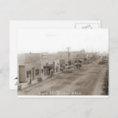 Main St. Picher Oklahoma circa 1920 Briefkaart (Voorkant / Achterkant)