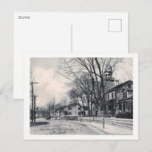 Main St., Pt. Jefferson, New York  Briefkaart (Voorkant / Achterkant)