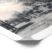 Main St., Pt. Jefferson, New York  Poster (Hoek)