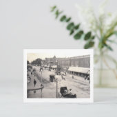 Main St., Rahway, NJ Vintage Briefkaart (Staand voorkant)