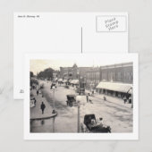 Main St., Rahway, NJ Vintage Briefkaart (Voorkant / Achterkant)