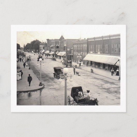 Main St., Rahway, NJ Vintage Briefkaart (Voorkant)