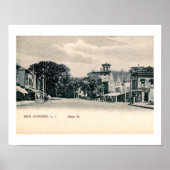 Main St., Sag Harbour, Long Island NY Poster (Voorkant)