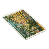 Main St. Saratoga Springs NY  Briefkaart Magneet (Rechterzijde)