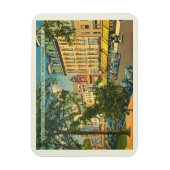 Main St. Saratoga Springs NY  Briefkaart Magneet (Verticaal)