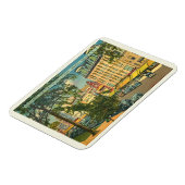 Main St. Saratoga Springs NY  Briefkaart Magneet (Linkerzijde)