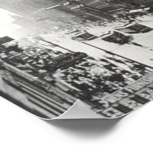 Main St. & Shelton Square, Buffalo, New York Poster (Hoek)