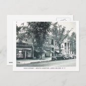 Main St., Southampton, Long Island NY  Briefkaart (Voorkant / Achterkant)