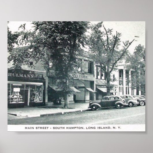 Main St., Southampton, Long Island NY  Poster (Voorkant)