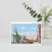 Main St., Winchester, Vintage van Kentucky Briefkaart (Staand voorkant)
