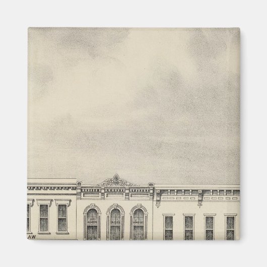 Main St Woodland 2 Magneet (Voorkant)