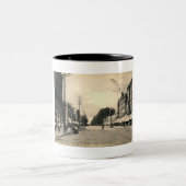 Main Street, Ashtabula, Ohio 1909  Tweekleurige Koffiemok (Center)