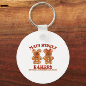 Main Street Bakery Cookies Gingerbread Cake Christ Sleutelhanger (Voorkant)