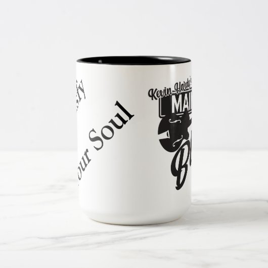 Main Street Blues Tweekleurige Koffiemok (Center)