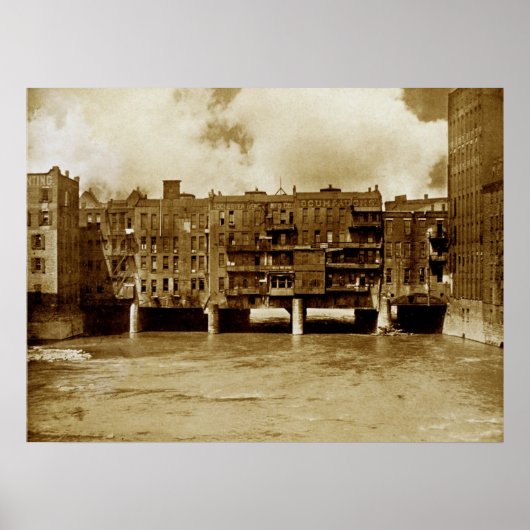 Main Street Bridge of Rochester NY Poster (Voorkant)