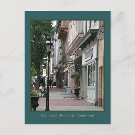 Main Street Briefkaart (Voorkant)