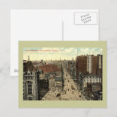 Main Street, Buffalo NY 1912 Briefkaart (Voorkant / Achterkant)