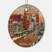 Main Street - Buffalo, NY  Keramisch Ornament (Links)