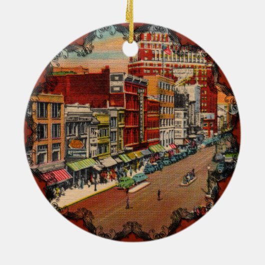 Main Street - Buffalo, NY  Ornament (Achterkant)