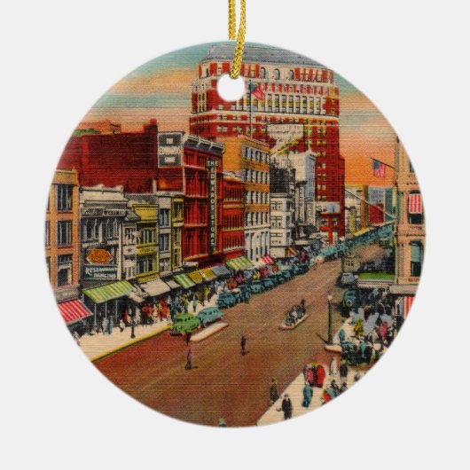 Main Street - Buffalo, NY  Ornament (Voorkant)