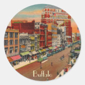 Main Street - Buffalo, NY Stickers (Voorkant)