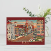  Main Street Buffalo Party Uitnodigingen (Staand voorkant)