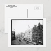 Main Street, Buffalo, Vintage van New York Briefkaart (Voorkant / Achterkant)