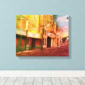 Main Street Canvas Afdruk (Insitu (Houten vloer))