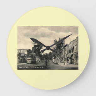 Main Street, Chatham, New Jersey Vintage Grote Klok