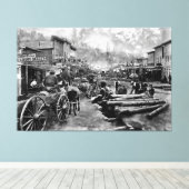 Main Street DEADWOOD 1876 Photo Print (Insitu (Houten vloer))