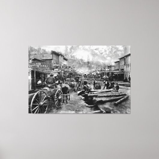 Main Street DEADWOOD 1876 Photo Print (Voorkant)