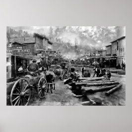 Main Street DEADWOOD 1876 Poster