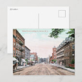 Main Street, Dover, New Jersey 1911  Briefkaart (Voorkant / Achterkant)