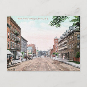 Main Street, Dover, New Jersey 1911  Briefkaart