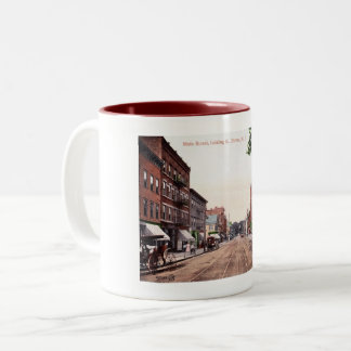 Main Street, Dover, Vintage van New Jersey Tweekleurige Koffiemok