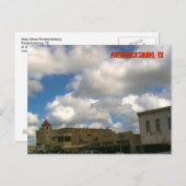 Main Street Fredericksburg Briefkaart (Voorkant / Achterkant)