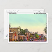 Main Street, Fredericksburg, TX Briefkaart (Voorkant / Achterkant)