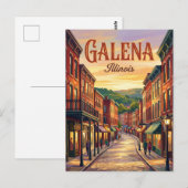 Main Street, Galena VS Briefkaart (Voorkant / Achterkant)