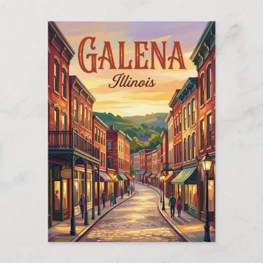 Main Street, Galena VS Briefkaart (Voorkant)