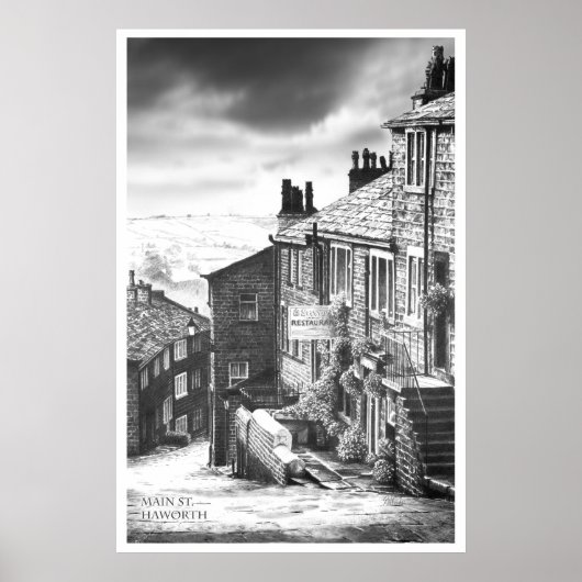 Main Street, Haworth Poster (Voorkant)