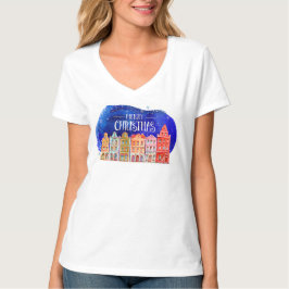 Main Street Holiday / Kerstmis T-shirt