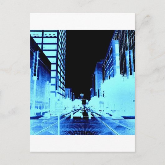 Main Street Houston Briefkaart (Voorkant)