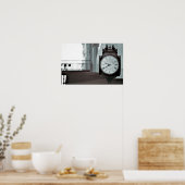 Main Street, Houston Clock Poster (Keuken)