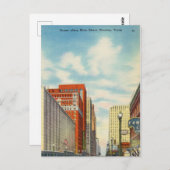 Main Street, Houston, Texas Briefkaart (Voorkant / Achterkant)